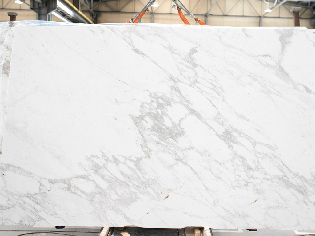 Aella white marble slab as one of the best ideas for kitchen countertops